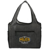 Bullet Black Grid Bungalow Tote