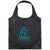 Bullet Black Bungalow Foldaway Shopper Tote