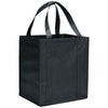 Bullet Black Hercules Non-Woven Grocery Tote