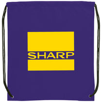 Bullet Purple Oriole Drawstring Bag