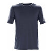 Stormtech Men's Navy Melange Lotus H2X-Dry Short Sleeve Performance Tee