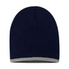 Sportsman Navy/Grey Bottom Striped Knit Beanie