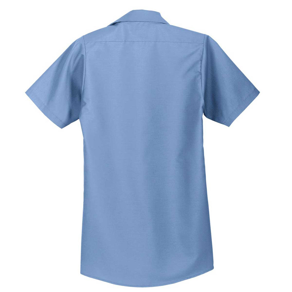 Red Kap Men's Petrol Blue Short Sleeve Industrial Work Shirt