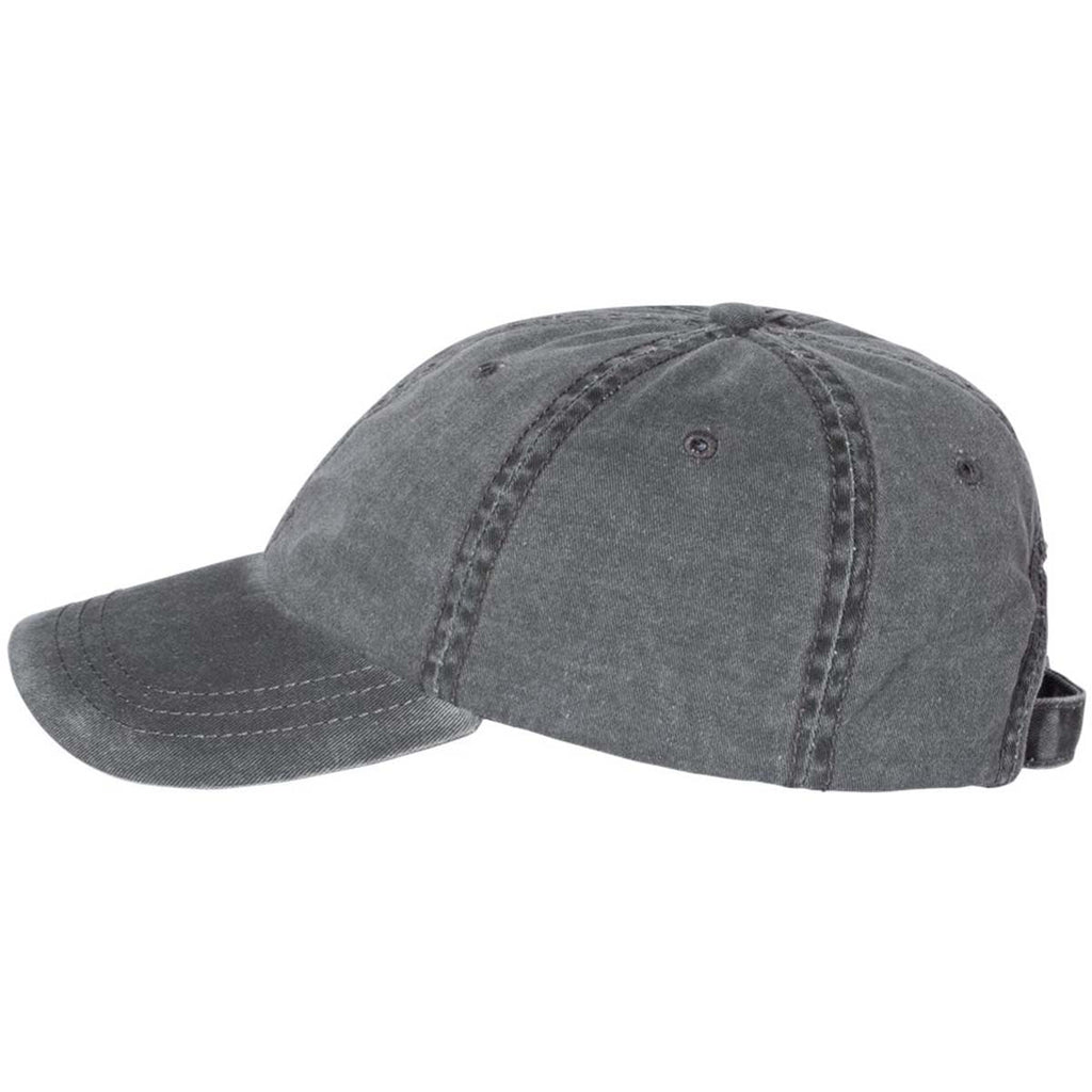 Sportsman Black Pigment Dyed Cap