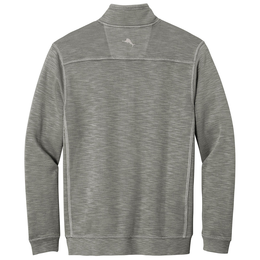 Tommy Bahama Men's Cave Grey Tobago Bay Half Zip