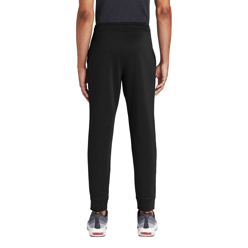 Sport-Tek Men's Black Sport-Wick Fleece Jogger