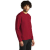 Sport-Tek Men's Deep Red Sport-Wick Fleece Pullover Crew