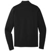 Sport-Tek Men's Black Lightweight French Terry Quarter Zip Pullover