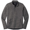 Sport-Tek Men's Dark Grey Heather Triumph Quarter Zip Pullover