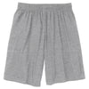 Sport-Tek Men's Heather Grey Jersey Knit Short with Pockets