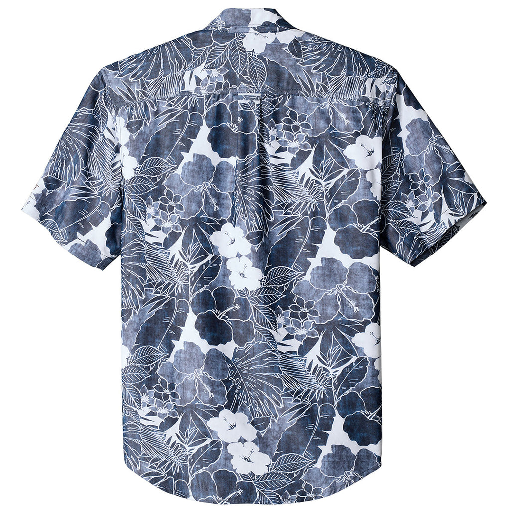 Tommy Bahama Men's Blue Note Coconut Point Playa Flora Short Sleeve Shirt