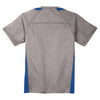 Sport-Tek Men's Vintage Heather/True Royal Heather Colorblock Contender Tee