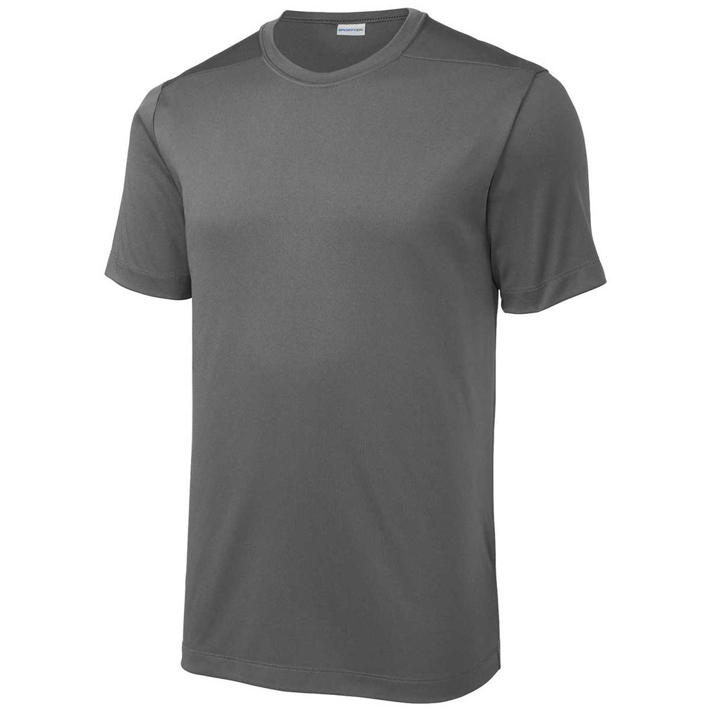 Sport-Tek Men's Dark Smoke Grey Posi-UV Pro Tee