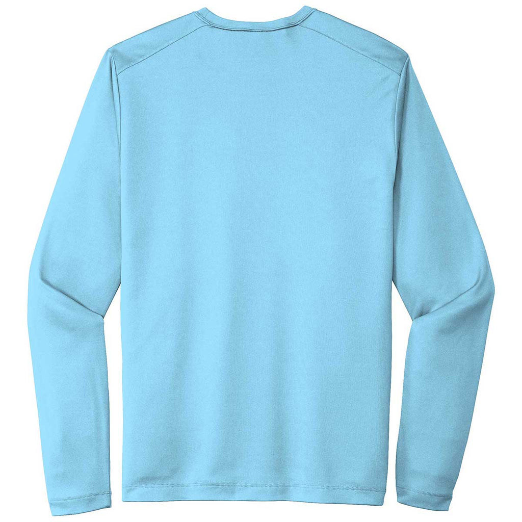 Sport-Tek Men's Light Blue Posi-UV Pro Long Sleeve Tee