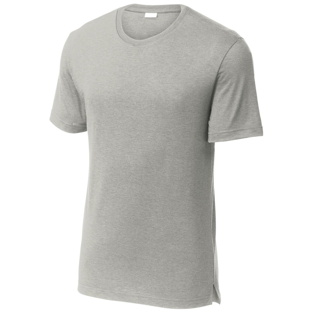 Sport-Tek Men's Silver PosiCharge Strive Tee