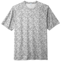 Sport-Tek Men's White PosiCharge Digi Camo Short Sleeve Tee