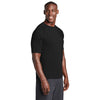 Sport-Tek Men's Black Short Sleeve Rashguard Tee