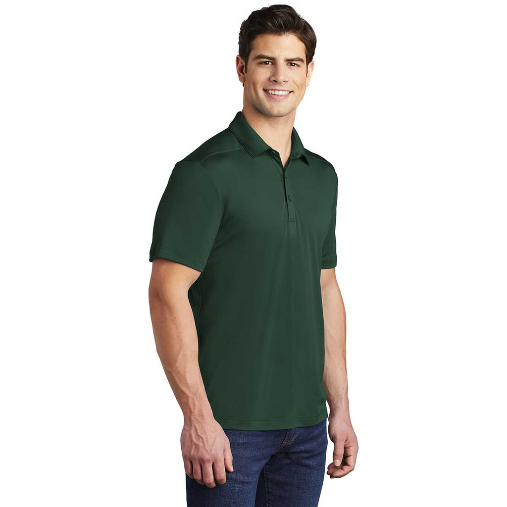 Sport-Tek Men's Forest Green Posi-UV Pro Polo