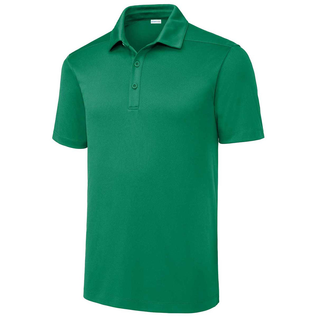 Sport-Tek Men's Kelly Green Posi-UV Pro Polo