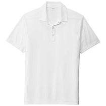 Sport-Tek Men's White Posi-UV Pro Polo