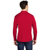 Sport-Tek Men's True Red Posi-UV Pro Long Sleeve Polo