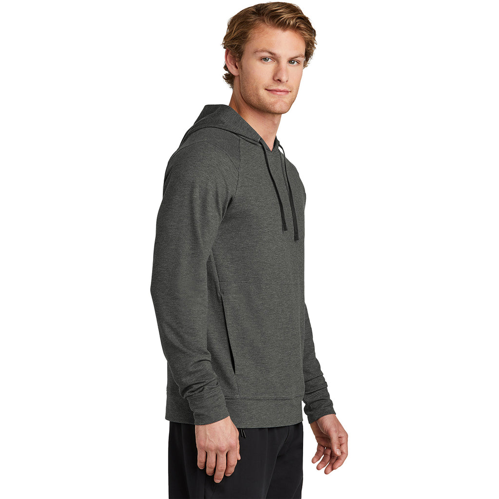 Sport-Tek Men's Dark Grey Heather Sport-Wick Flex Fleece Pullover Hoodie