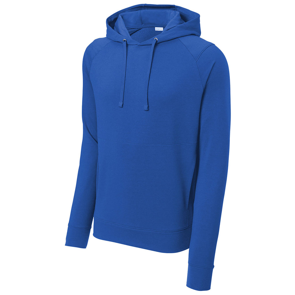 Sport-Tek Men's True Royal Sport-Wick Flex Fleece Pullover Hoodie