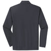 Sport-Tek Men's Graphite Grey PosiCharge RacerMesh Long Sleeve Polo