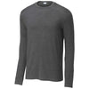 Sport-Tek Men's Graphite Heather Exchange 1.5 Long Sleeve Crew