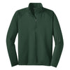 Sport-Tek Men's Forest Green Sport-Wick Stretch 1/4-Zip Pullover