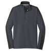 Sport-Tek Men's Iron Grey/Black Sport-Wick Textured Colorblock 1/4-Zip Pullover