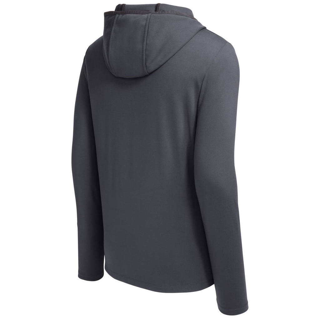 Sport-Tek Men's Graphite Circuit Hooded Full Zip