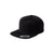 Sport-Tek Black Flat Bill Snapback Cap