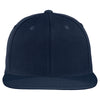 Sport-Tek True Navy Flat Bill Snapback Cap