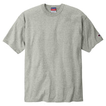 Champion Men's Oxford Grey Heritage 7-oz Jersey Tee