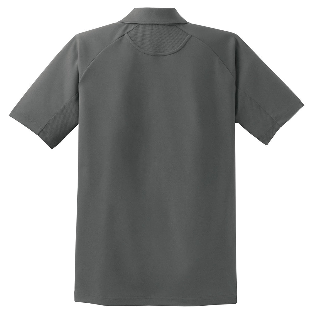 Sport-Tek Men's Steel Dri-Mesh Pro Polo