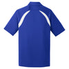 Sport-Tek Men's True Royal/White Dry Zone Colorblock Raglan Polo