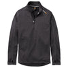 Timberland Men's Dark Charcoal Heather Understroy Quarter zip Fleece