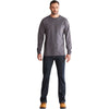 Timberland Men's Charcoal Core Pocket Long Sleeve T-Shirt