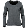 Stormtech Women's Graphite Heather Torcello Long Sleeve Tee