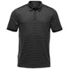 Stormtech Men's Black/Grey Heather Railtown Polo