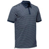 Stormtech Men's Navy/White Railtown Polo