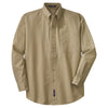 Port Authority Men's Khaki Tall Long Sleeve Twill Shirt