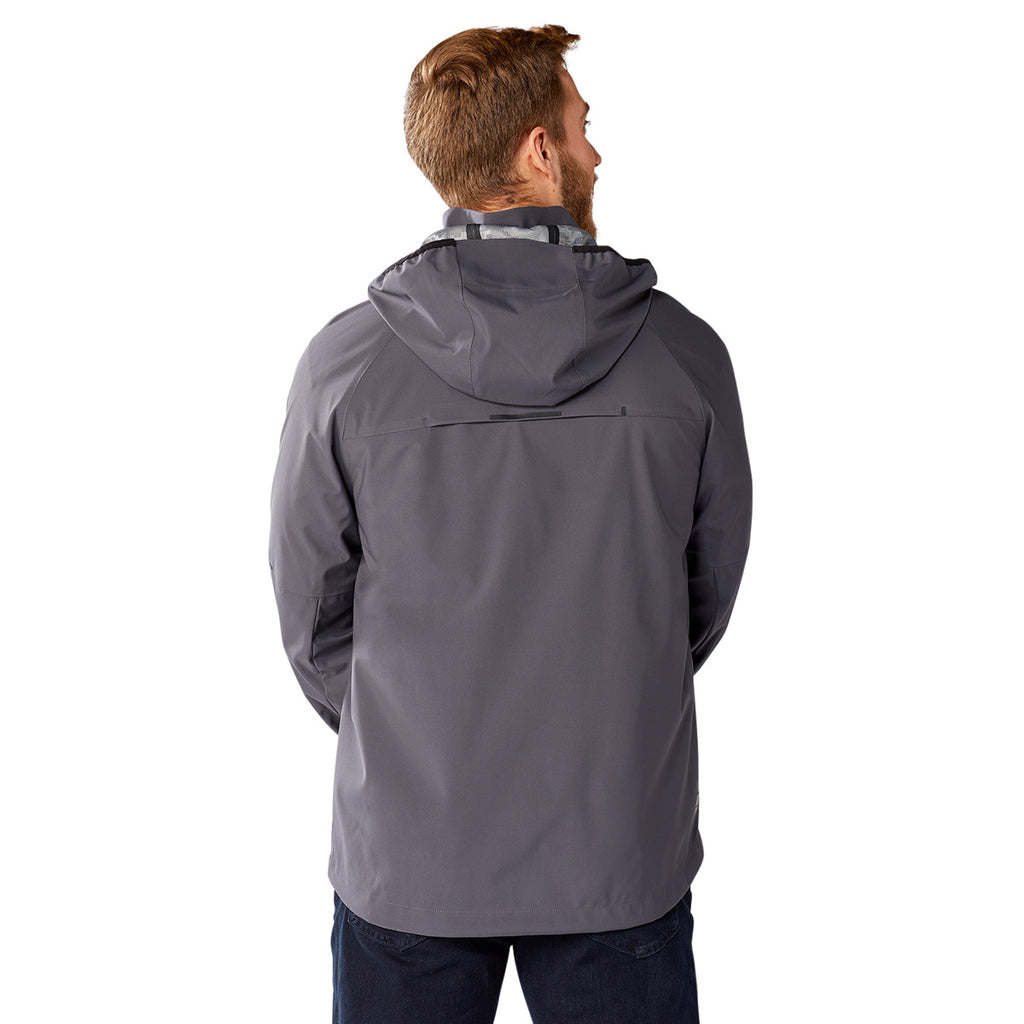 Elevate Men's Grey Storm Oracle Softshell Jacket