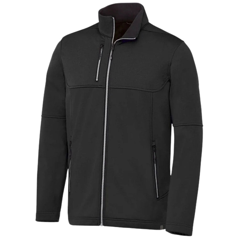 Elevate Men's Black Joris Eco Softshell Jacket