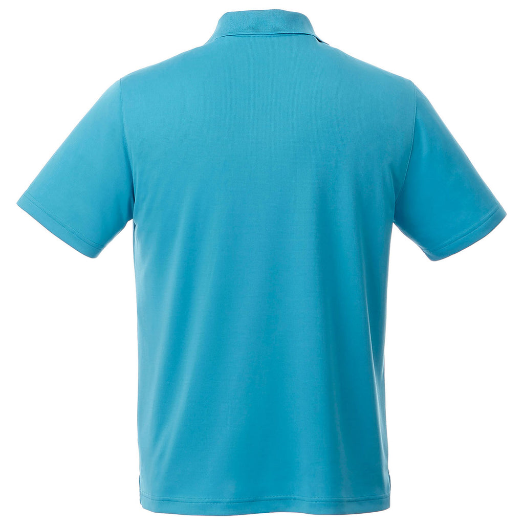 Elevate Men's Aspen Blue Otis Short Sleeve Polo