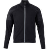 Elevate Men's Black Senger Knit Jacket