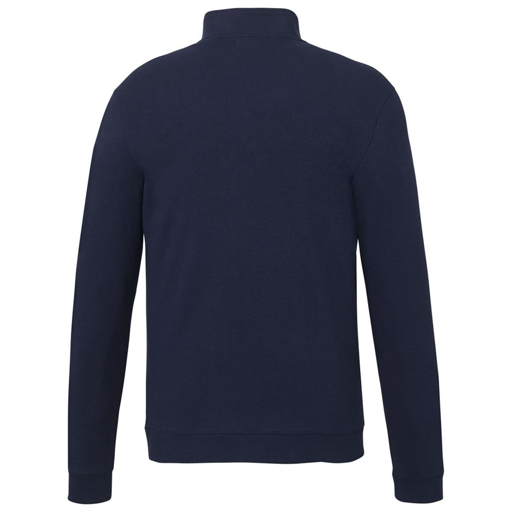 Trimark Men's Vintage Navy Rigi Eco Knit Full Zip