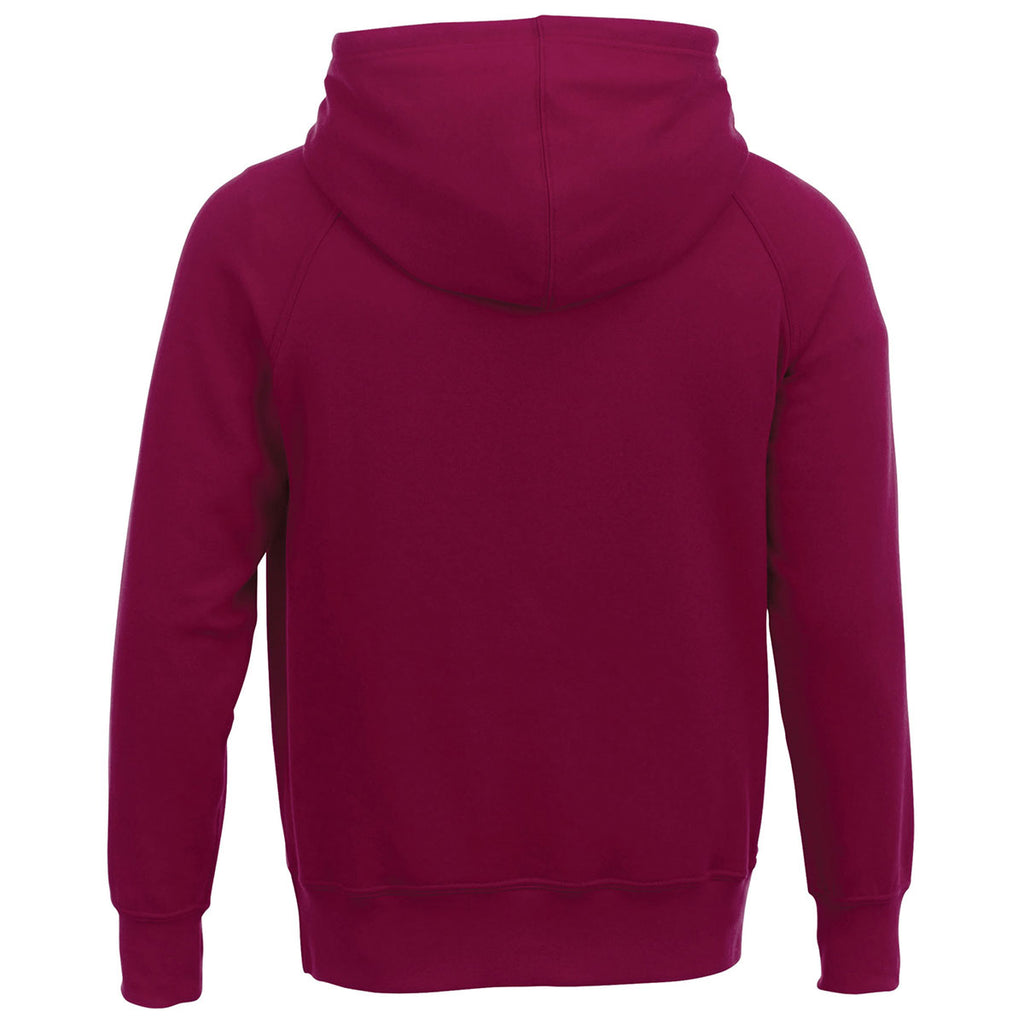 Elevate Men's Maroon Dayton Fleece Hoody