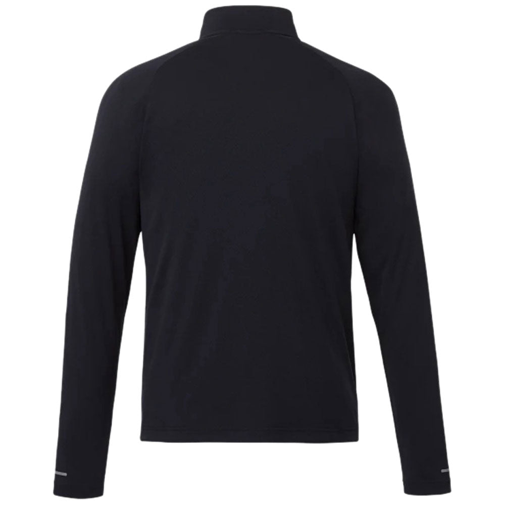 Elevate Men's Black Asgard Eco Knit Quarter Zip